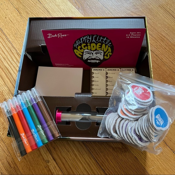 Happy Little Accidents Bob Ross Board Game party game - Picture 2 of 5
